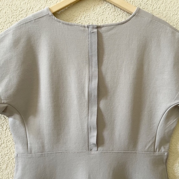 Winser London Dress Miracle Katherine Sheath Classic Work Office Minimal Gray 16 - Picture 6 of 11